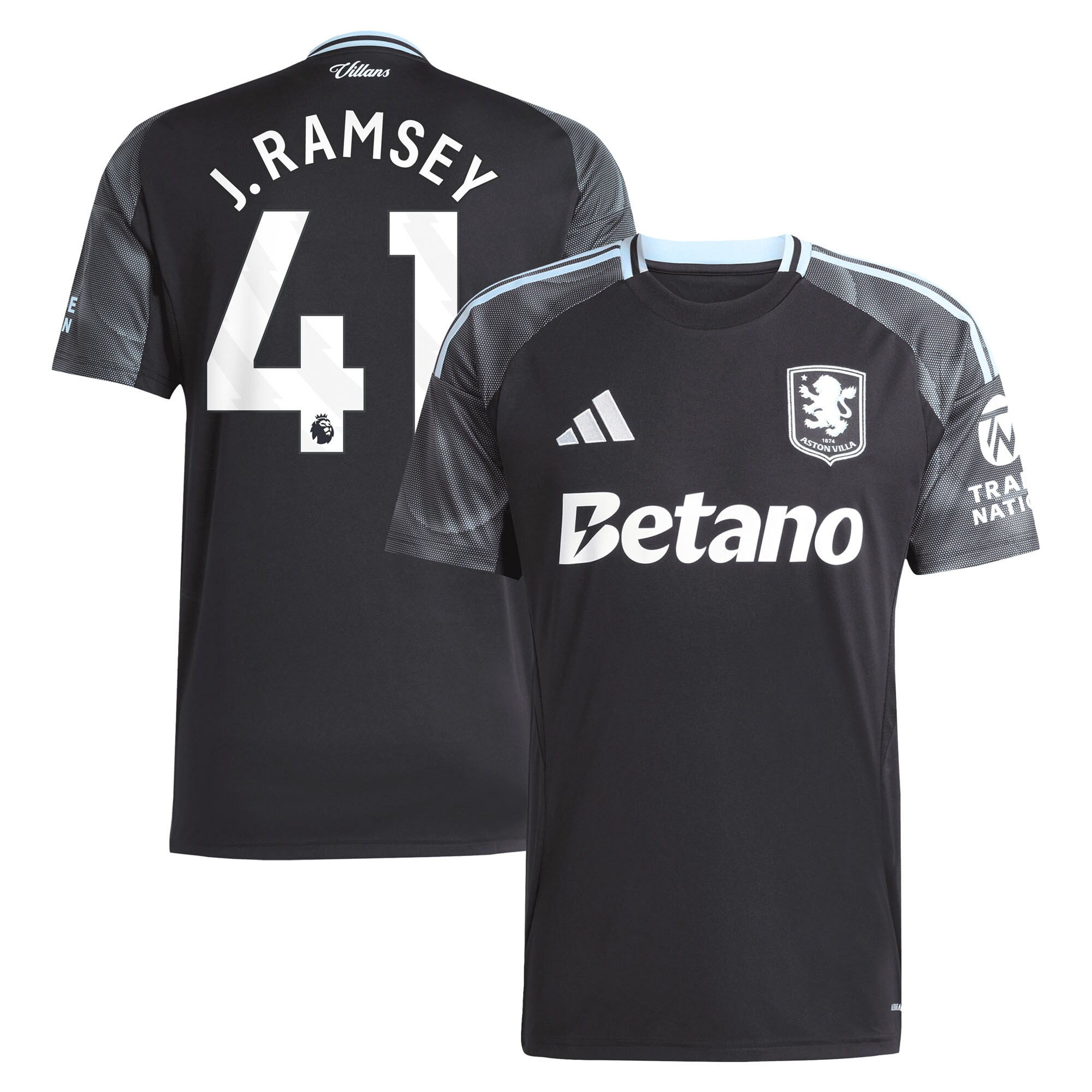 aston villa adidas away shirt 2025-26 with j. ramsey 41 printing Collection | Aston Villa Jerseys for True Fans