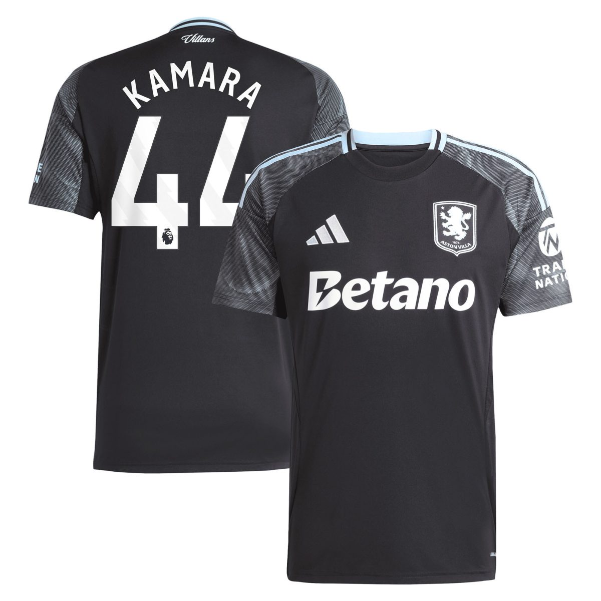 aston villa adidas away shirt 2025-26 with kamara 44 printing Collection | Aston Villa Jerseys for True Fans