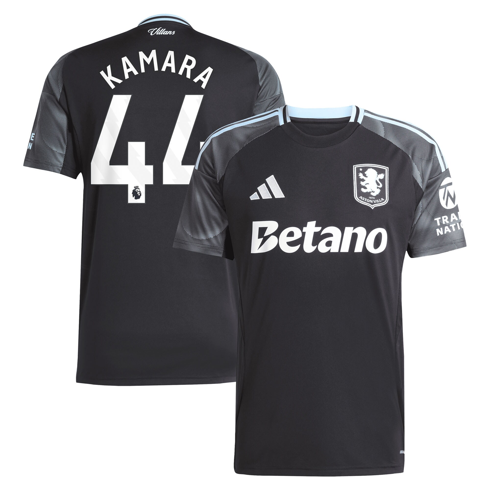 aston villa adidas away shirt 2025-26 with kamara 44 printing Collection | Aston Villa Jerseys for True Fans