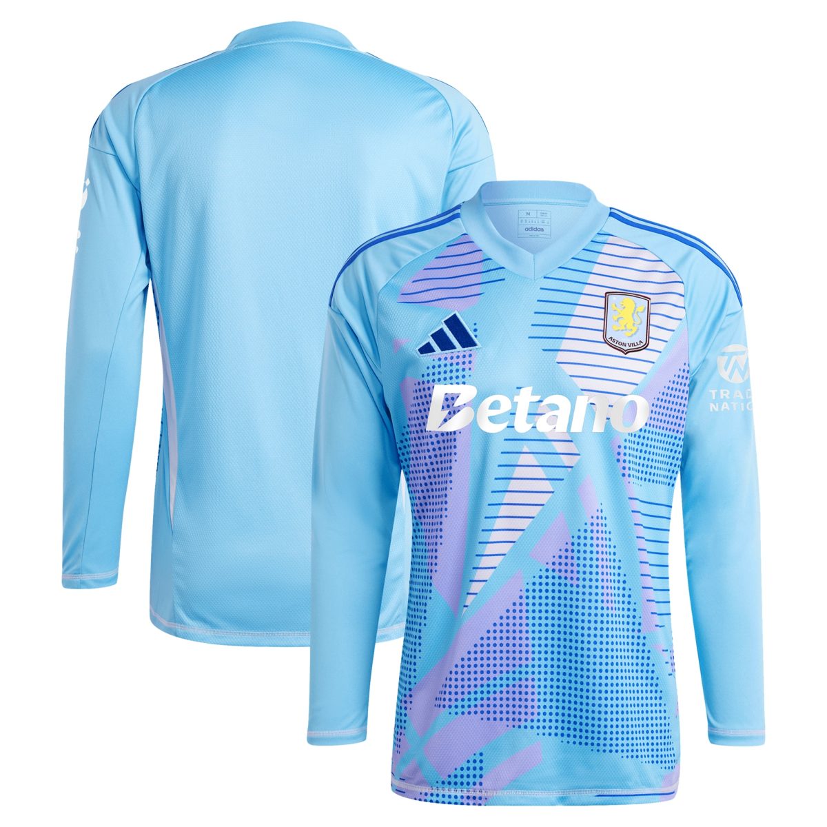 aston villa adidas goalkeeper shirt 2024-25 – long sleeve – 201964005 with custom printing Collection | Aston Villa Jerseys for True Fans