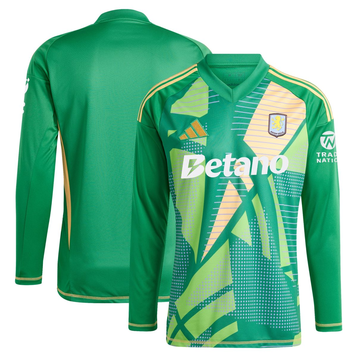 aston villa adidas goalkeeper shirt 2024-25 – long sleeve – 201964009 with custom printing Collection | Aston Villa Jerseys for True Fans