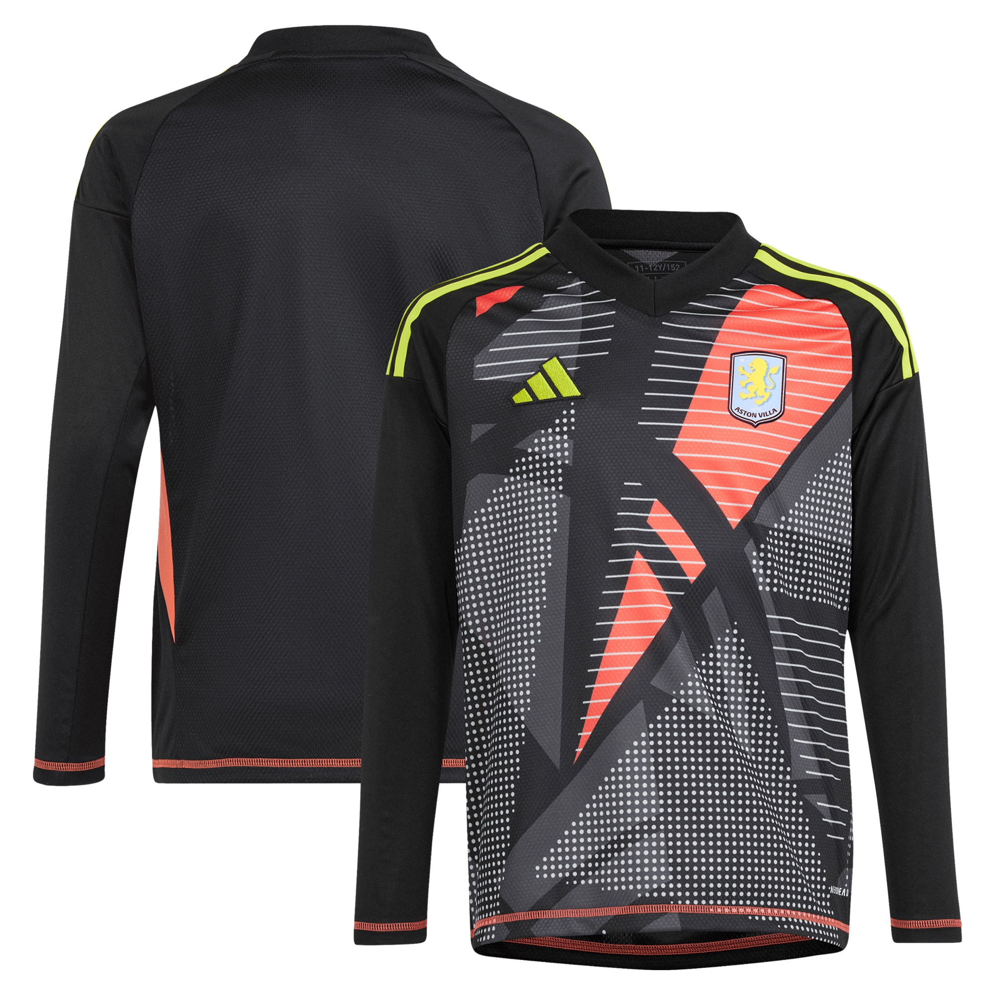aston villa adidas goalkeeper shirt 2024-25 – long sleeve – kids – 201964003 with custom printing Collection | Aston Villa Jerseys for True Fans