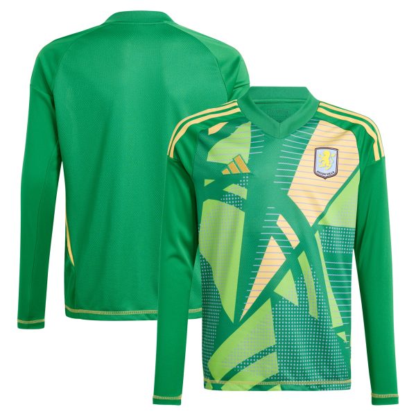 aston villa adidas goalkeeper shirt 2024-25 – long sleeve – kids – 201964011 with custom printing Collection | Aston Villa Jerseys for True Fans