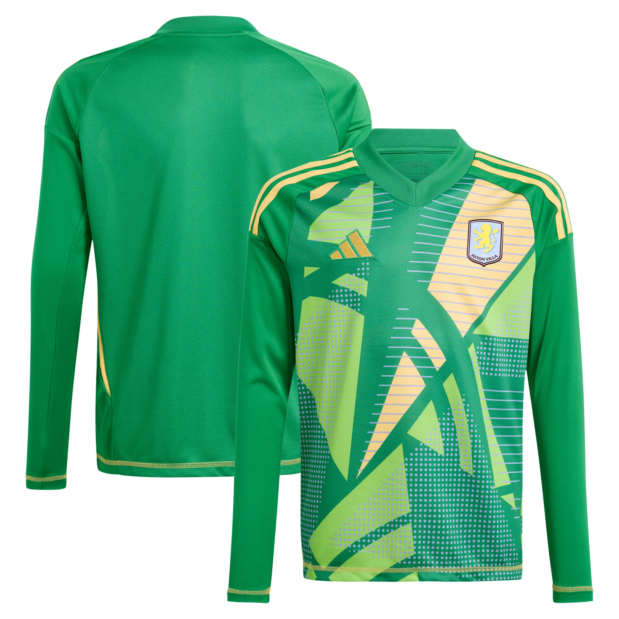 aston villa adidas goalkeeper shirt 2024-25 – long sleeve – kids – 201964011 with custom printing Collection | Aston Villa Jerseys for True Fans