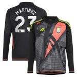aston villa adidas goalkeeper shirt 2024-25 – long sleeve – kids with martinez 23 printing – 202029325 Collection | Aston Villa Jerseys for True Fans