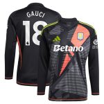 aston villa adidas goalkeeper shirt 2024-25 – long sleeve with gauci 18 printing – 202028940 Collection | Aston Villa Jerseys for True Fans