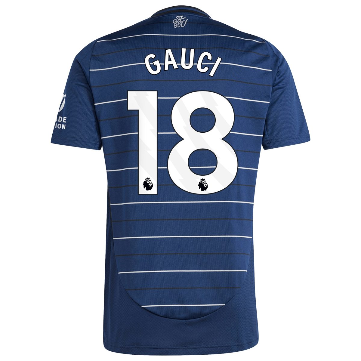 aston villa adidas goalkeeper shirt 2024-25 – long sleeve with gauci 18 printing – 202030972 Collection | Aston Villa Jerseys for True Fans