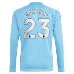 aston villa adidas goalkeeper shirt 2024-25 – long sleeve with martinez 23 printing – 202030980 Collection | Aston Villa Jerseys for True Fans