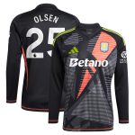 aston villa adidas goalkeeper shirt 2024-25 – long sleeve with olsen 25 printing – 202028939 Collection | Aston Villa Jerseys for True Fans