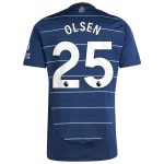 aston villa adidas goalkeeper shirt 2024-25 – long sleeve with olsen 25 printing – 202030975 Collection | Aston Villa Jerseys for True Fans