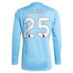 aston villa adidas goalkeeper shirt 2024-25 – long sleeve with olsen 25 printing – 202030976 Collection | Aston Villa Jerseys for True Fans