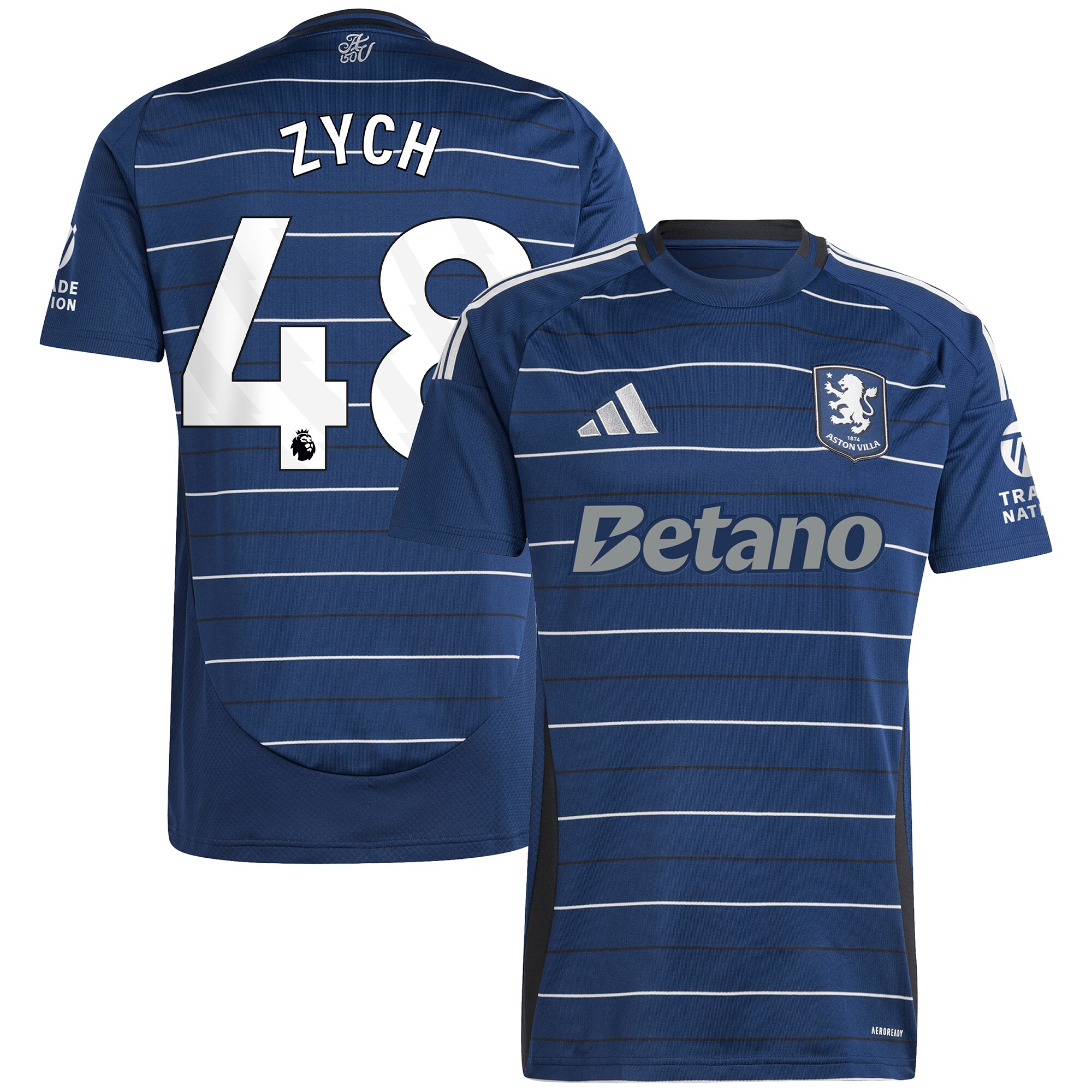 aston villa adidas goalkeeper shirt 2024-25 – long sleeve with zych 48 printing – 202153093 Collection | Aston Villa Jerseys for True Fans