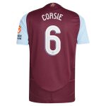 aston villa adidas home authentic shirt 2024-25 with corsie 6 cup printing Collection | Aston Villa Jerseys for True Fans