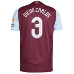 aston villa adidas home authentic shirt 2024-25 with diego carlos 3 cup printing Collection | Aston Villa Jerseys for True Fans