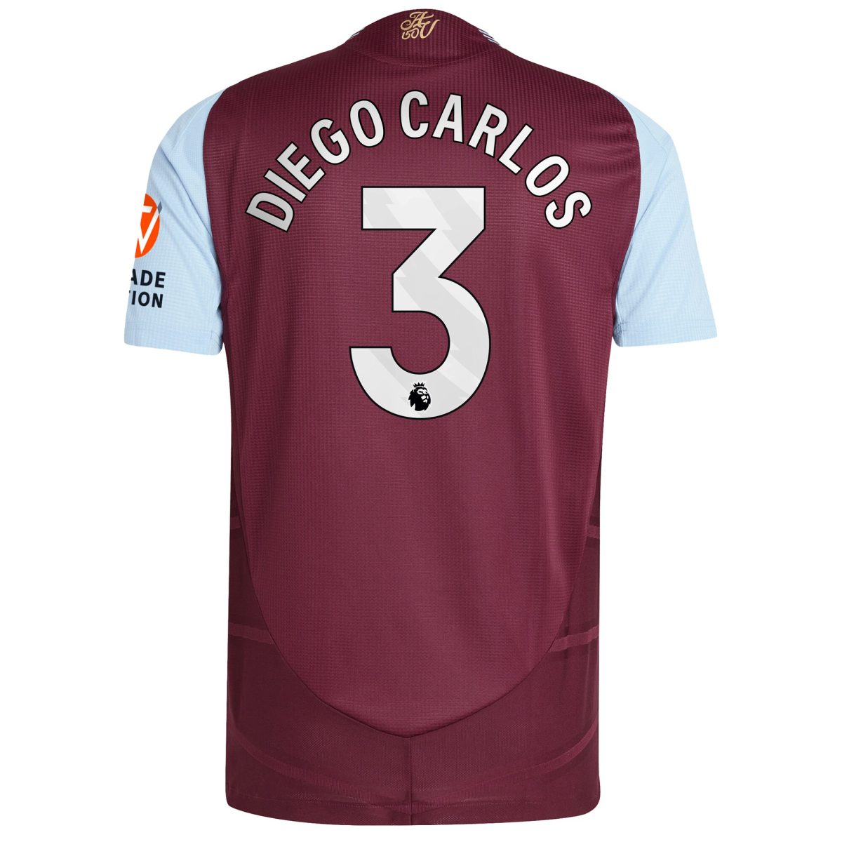 aston villa adidas home authentic shirt 2024-25 with diego carlos 3 printing Collection | Aston Villa Jerseys for True Fans