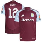 aston villa adidas home authentic shirt 2024-25 with digne 12 cup printing Collection | Aston Villa Jerseys for True Fans