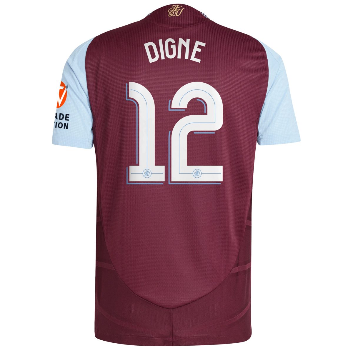 aston villa adidas home authentic shirt 2024-25 with digne 12 cup printing Collection | Aston Villa Jerseys for True Fans