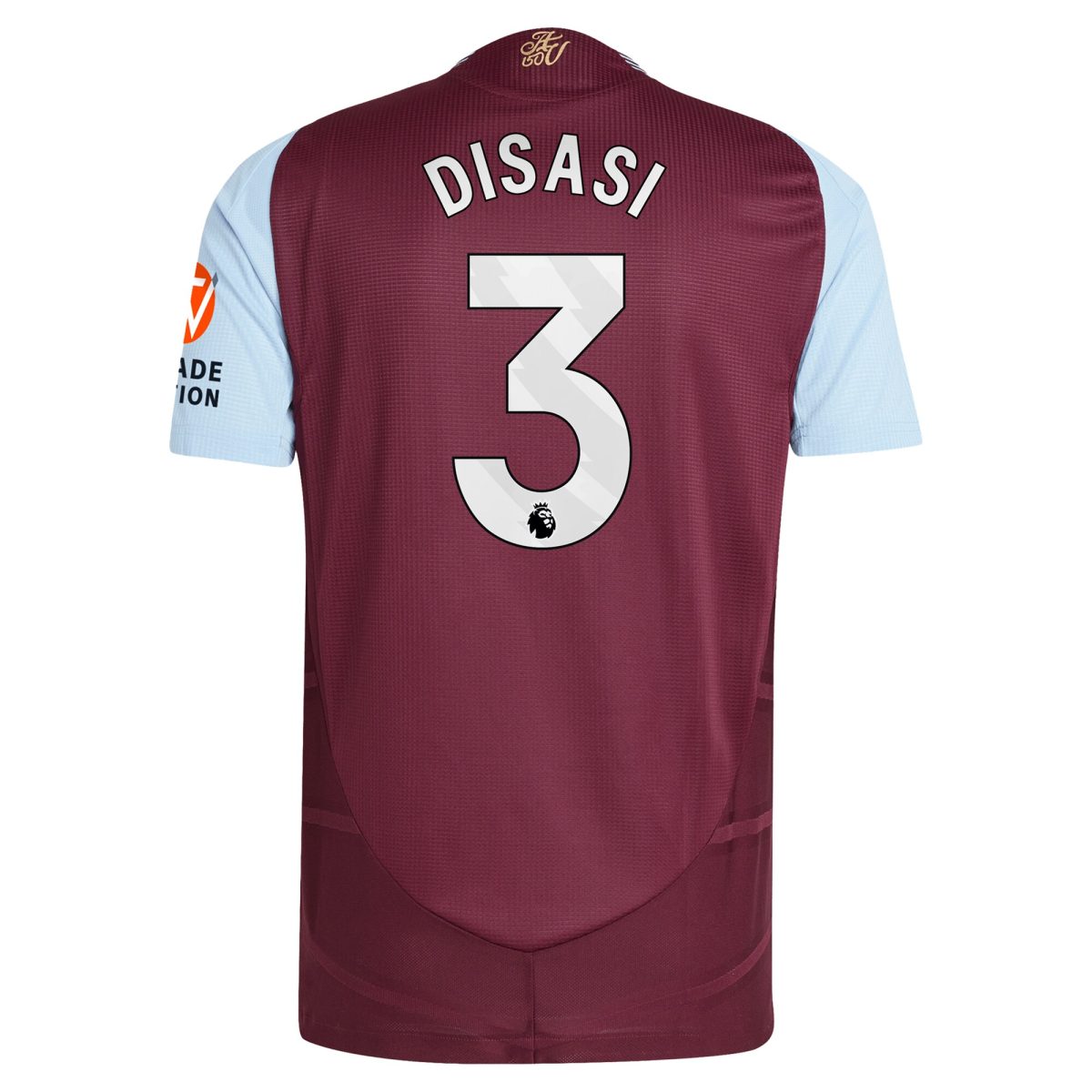 aston villa adidas home authentic shirt 2024-25 with disasi 3 printing Collection | Aston Villa Jerseys for True Fans