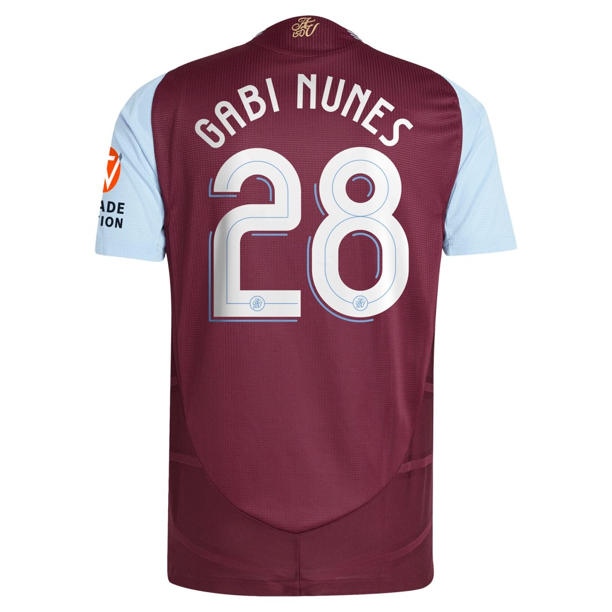 aston villa adidas home authentic shirt 2024-25 with gabi nunes 28 cup printing Collection | Aston Villa Jerseys for True Fans