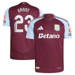 aston villa adidas home authentic shirt 2024-25 with grant 23 cup printing Collection | Aston Villa Jerseys for True Fans