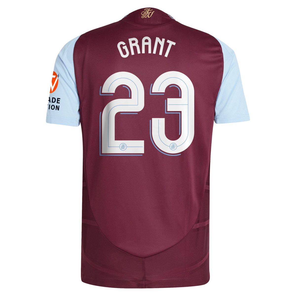 aston villa adidas home authentic shirt 2024-25 with grant 23 cup printing Collection | Aston Villa Jerseys for True Fans