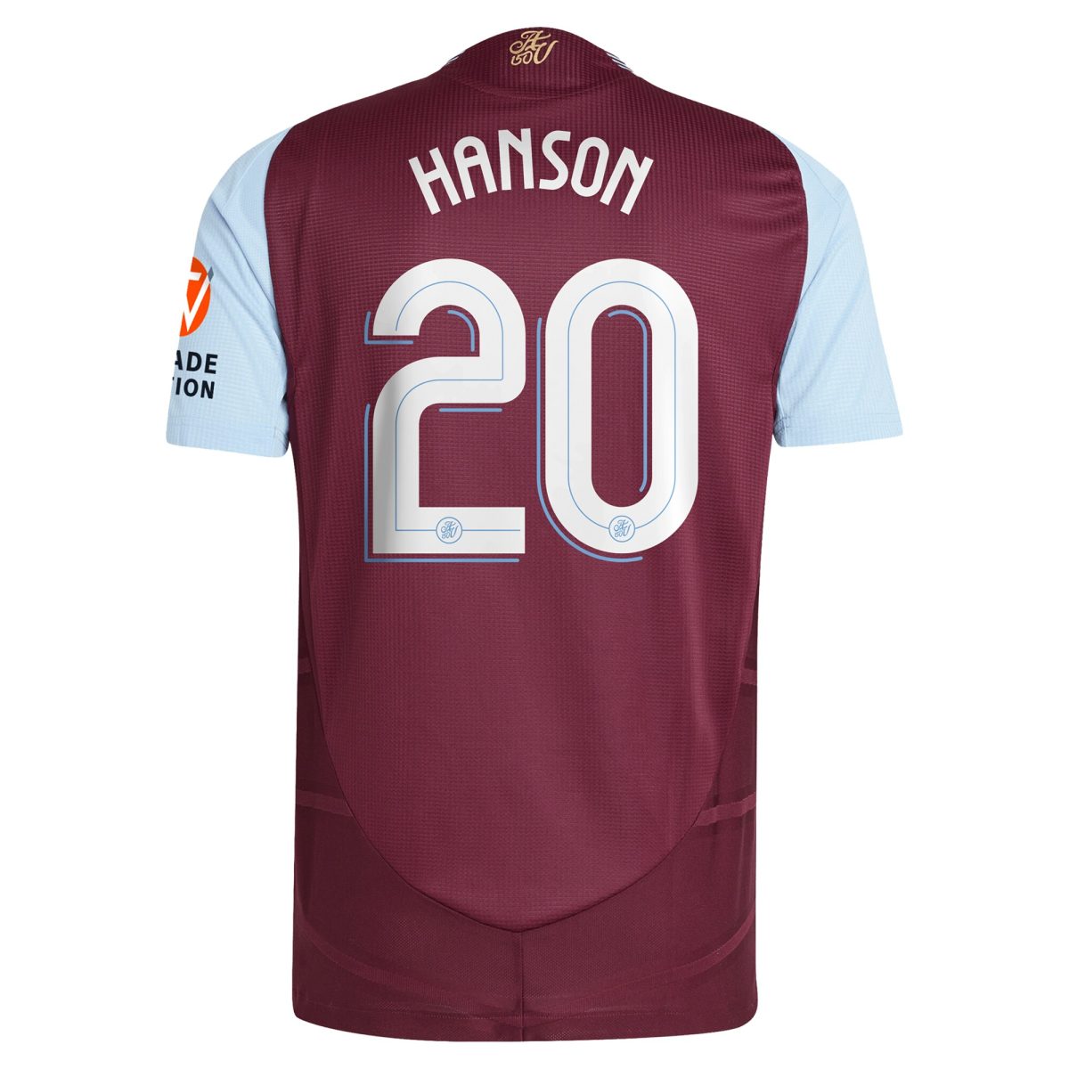 aston villa adidas home authentic shirt 2024-25 with hanson 20 cup printing Collection | Aston Villa Jerseys for True Fans