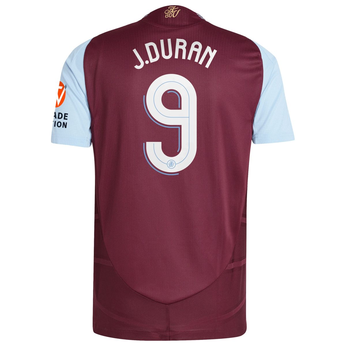 aston villa adidas home authentic shirt 2024-25 with j.duran 9 cup printing Collection | Aston Villa Jerseys for True Fans