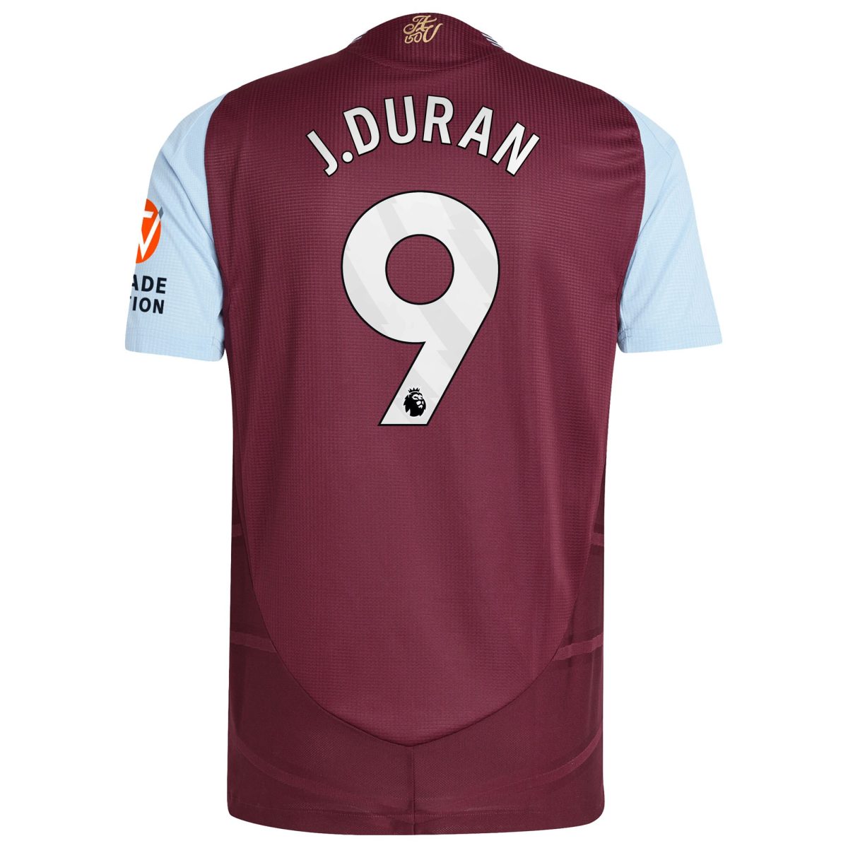 aston villa adidas home authentic shirt 2024-25 with j.duran 9 printing Collection | Aston Villa Jerseys for True Fans