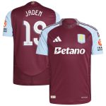 aston villa adidas home authentic shirt 2024-25 with jaden 19 cup printing Collection | Aston Villa Jerseys for True Fans