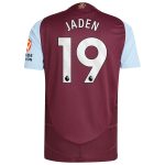 aston villa adidas home authentic shirt 2024-25 with jaden 19 printing Collection | Aston Villa Jerseys for True Fans