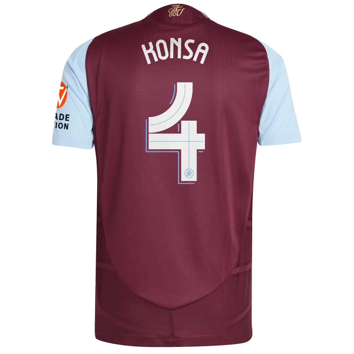 aston villa adidas home authentic shirt 2024-25 with konsa 4 cup printing Collection | Aston Villa Jerseys for True Fans