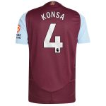 aston villa adidas home authentic shirt 2024-25 with konsa 4 printing Collection | Aston Villa Jerseys for True Fans
