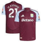 aston villa adidas home authentic shirt 2024-25 with m.asensio 21 printing Collection | Aston Villa Jerseys for True Fans