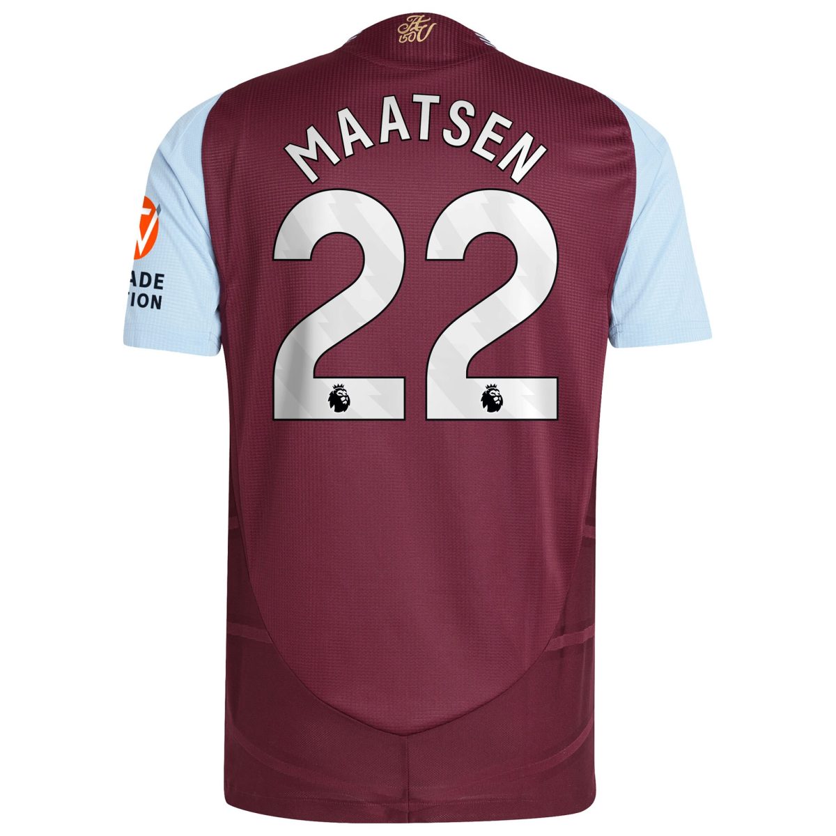 aston villa adidas home authentic shirt 2024-25 with maatsen 22 printing Collection | Aston Villa Jerseys for True Fans
