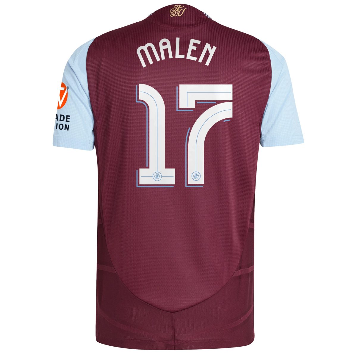aston villa adidas home authentic shirt 2024-25 with malen 17 cup printing Collection | Aston Villa Jerseys for True Fans