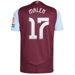 aston villa adidas home authentic shirt 2024-25 with malen 17 cup printing Collection | Aston Villa Jerseys for True Fans