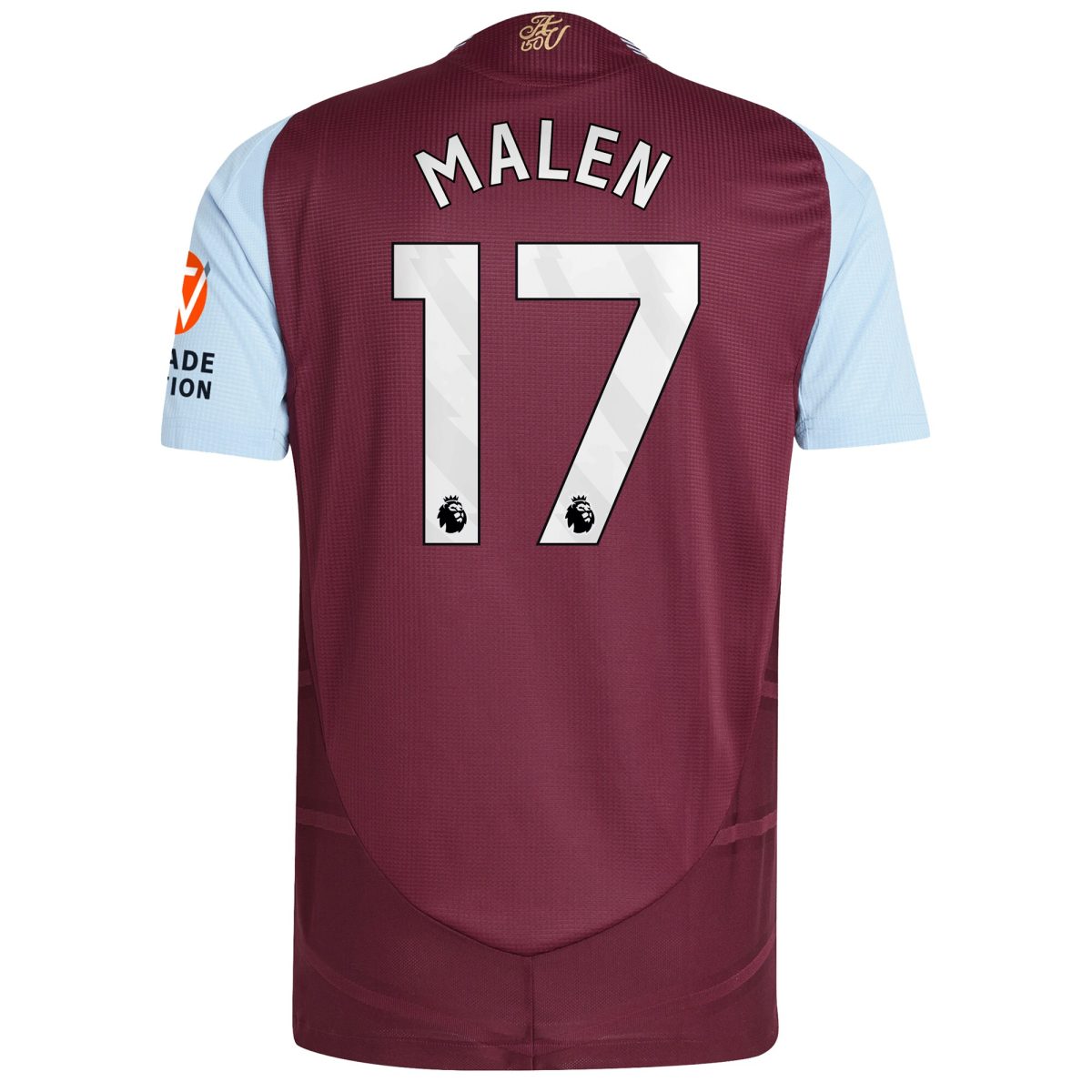 aston villa adidas home authentic shirt 2024-25 with malen 17 printing Collection | Aston Villa Jerseys for True Fans