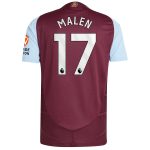 aston villa adidas home authentic shirt 2024-25 with malen 17 printing Collection | Aston Villa Jerseys for True Fans