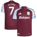 aston villa adidas home authentic shirt 2024-25 with mcginn 7 printing Collection | Aston Villa Jerseys for True Fans