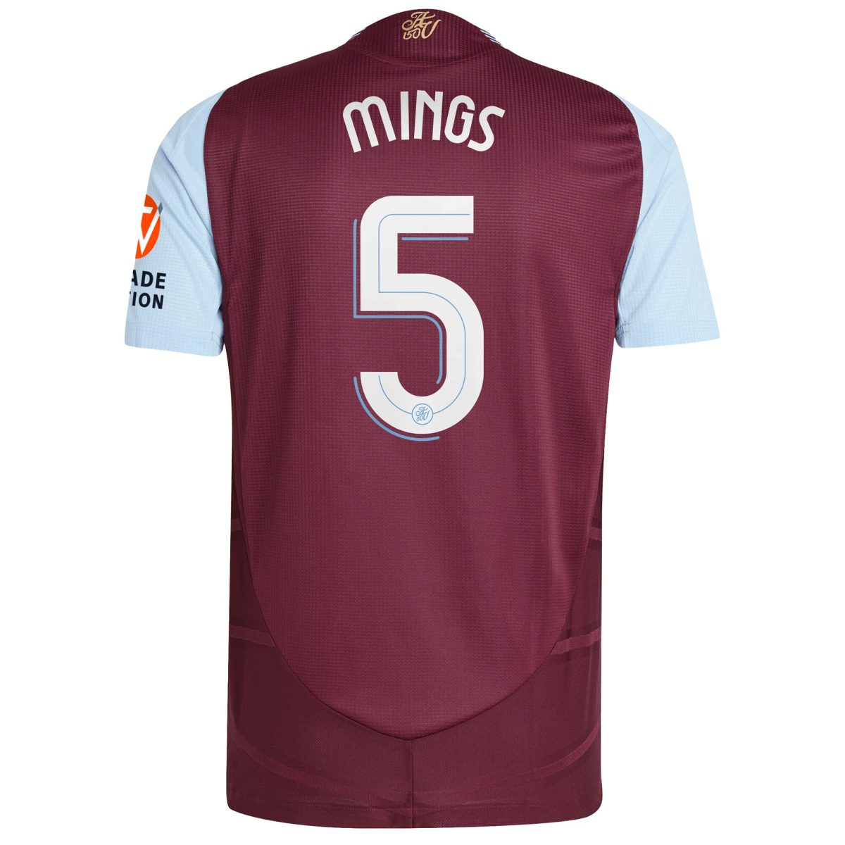 aston villa adidas home authentic shirt 2024-25 with mings 5 cup printing Collection | Aston Villa Jerseys for True Fans