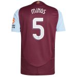 aston villa adidas home authentic shirt 2024-25 with mings 5 cup printing Collection | Aston Villa Jerseys for True Fans
