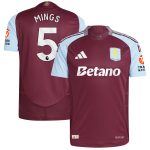 aston villa adidas home authentic shirt 2024-25 with mings 5 printing Collection | Aston Villa Jerseys for True Fans