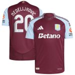 aston villa adidas home authentic shirt 2024-25 with nedeljković 20 cup printing Collection | Aston Villa Jerseys for True Fans