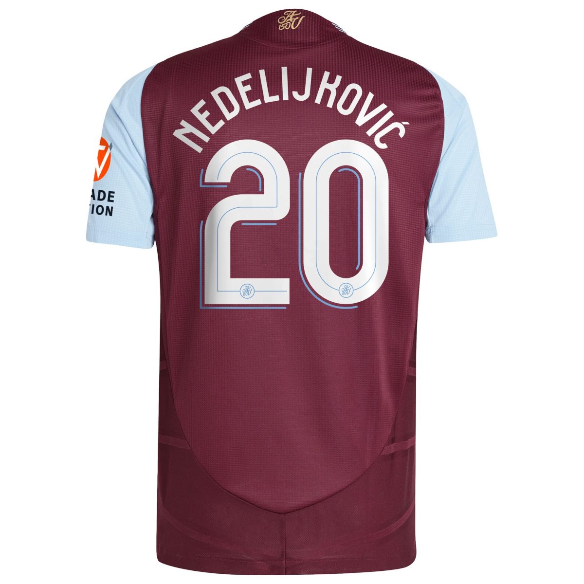 aston villa adidas home authentic shirt 2024-25 with nedeljković 20 cup printing Collection | Aston Villa Jerseys for True Fans