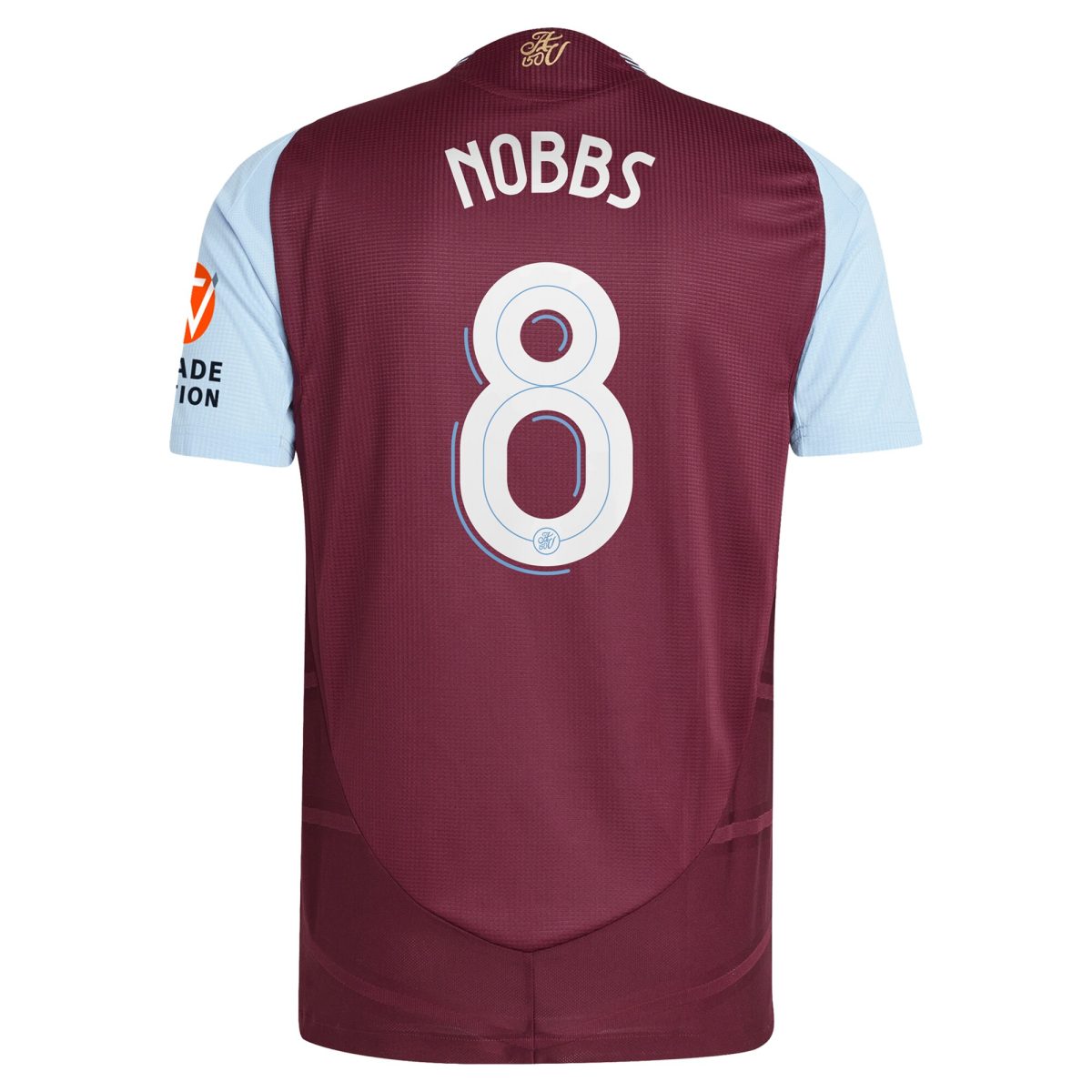 aston villa adidas home authentic shirt 2024-25 with nobbs 8 cup printing Collection | Aston Villa Jerseys for True Fans