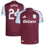 aston villa adidas home authentic shirt 2024-25 with onana 24 cup printing Collection | Aston Villa Jerseys for True Fans