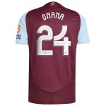 aston villa adidas home authentic shirt 2024-25 with onana 24 cup printing Collection | Aston Villa Jerseys for True Fans
