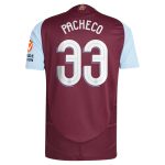 aston villa adidas home authentic shirt 2024-25 with pacheco 33 cup printing Collection | Aston Villa Jerseys for True Fans