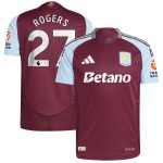 aston villa adidas home authentic shirt 2024-25 with rogers 27 printing Collection | Aston Villa Jerseys for True Fans
