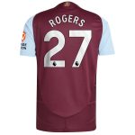 aston villa adidas home authentic shirt 2024-25 with rogers 27 printing Collection | Aston Villa Jerseys for True Fans